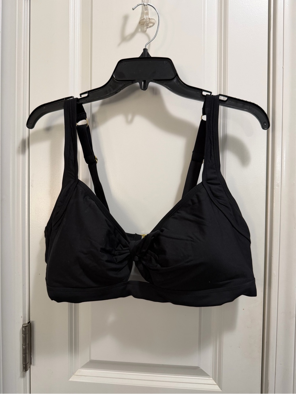 Apt. 9 Black Knot-Front Wireless Bra